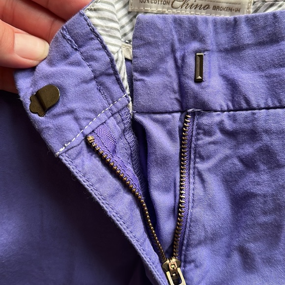 J Crew Purple Chino Shorts - Picture 4 of 4